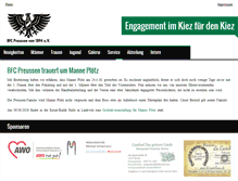 Tablet Screenshot of handball.bfc-preussen.de